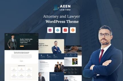 Aeen - Attorney and Lawyer WordPress Theme