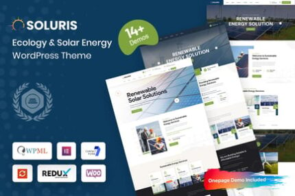 Soluris - Ecology & Solar Energy WordPress Theme