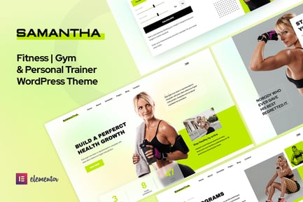 Samantha- Personal Trainer & Fitness Gym WordPress