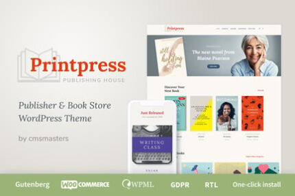 Printpress - Book Publishing WordPress Theme