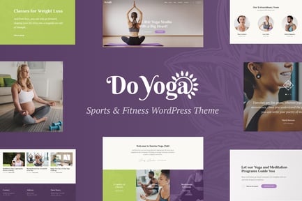 Do Yoga - Fitness Studio & Yoga Club WP Theme