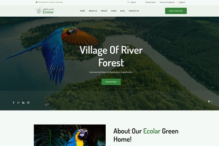 Ecolar - Environment & Ecology WordPress Theme