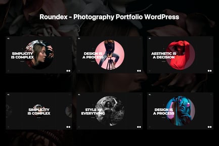 Roundex - Photography Portfolio WordPress