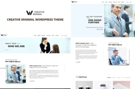 WON Creative Minimal WordPress Theme