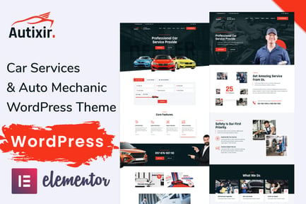 Autixir - Car Service & Auto Mechanic WordPress