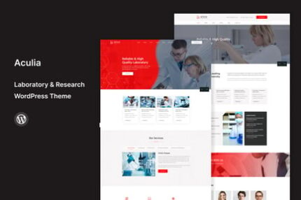 Aculia | Laboratory & Research WordPress Theme