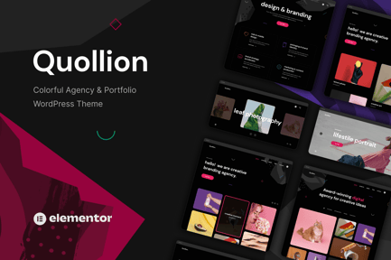 Quollion - Colorful Agency & Portfolio Theme