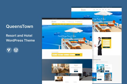 QueensTown : Resort and Hotel WordPress Theme