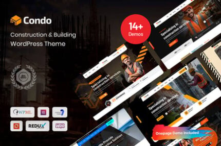 Condo - Construction & Building WordPress Theme