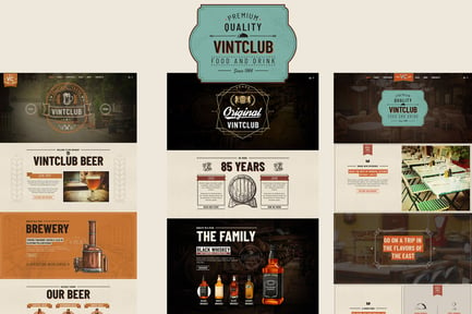 VintClub - A Pub and Whisky Bar WordPress Theme