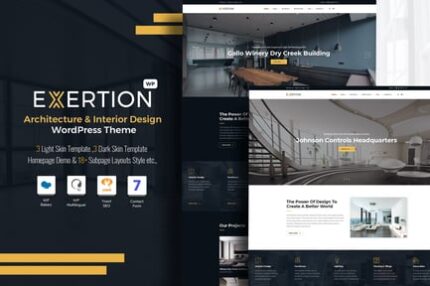 Exertion - Architecture & Interior WordPress Theme