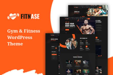 Fitnase - Gym And Fitness WordPress Theme