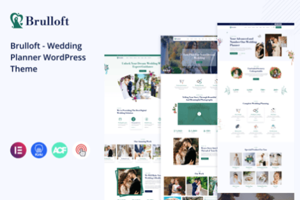 Brulloft – Wedding Planner WordPress Theme