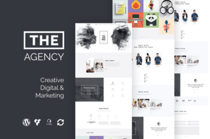 The Agency - Creative One Page Agency WP Theme