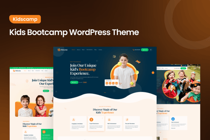 Kidscamp - Kids Bootcamp WordPress Theme