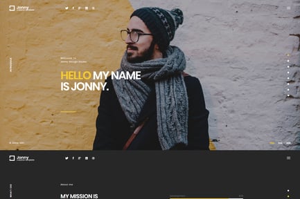 Jonny - Personal WordPress Theme