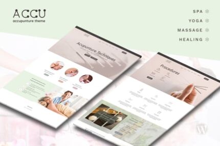 Accu - Acupuncture, Massage WordPress Theme