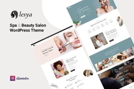 Lesya - Beauty Salon & Spa Massage WordPress Theme