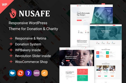 Nusafe | WordPress Theme for Donation & Charity