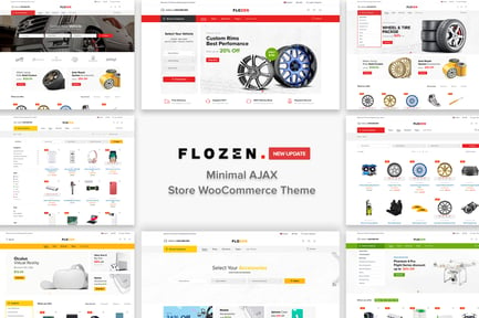 Flozen - AJAX Car Accessories Theme for WordPress