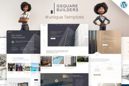 Gsquare - Real Estate Wordpress Theme.