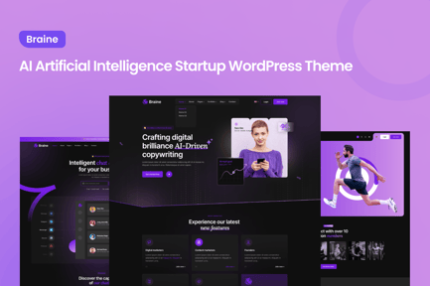 Braine - Digital AI Tech Software WordPress Theme