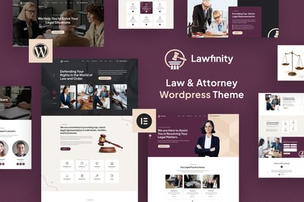 Lawfinity | Law and Attorney WordPress Theme