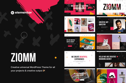 Ziomm - Creative Agency & Portfolio Theme