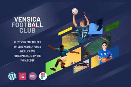 Vensica - Football Club Manager Elementor Theme