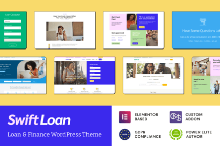 Swift Loan - Payday & Banking Finance Theme