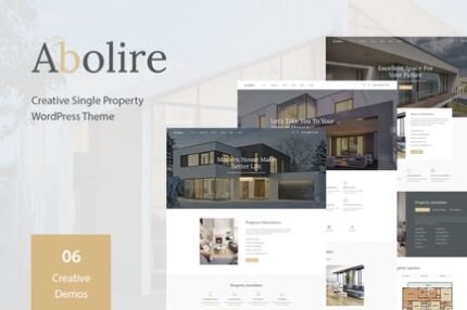 Abolire - Single Property WordPress Theme