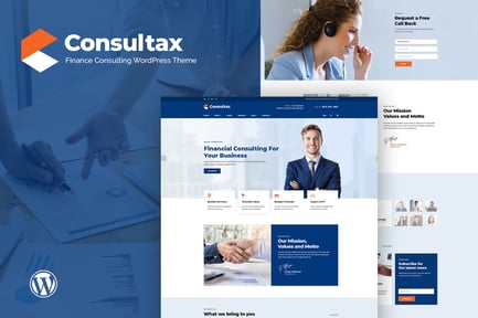 Consultax - Financial & Consulting WordPress Theme