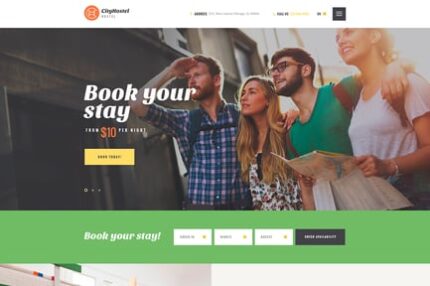 City Hostel | A Travel & Hotel Booking WP Theme