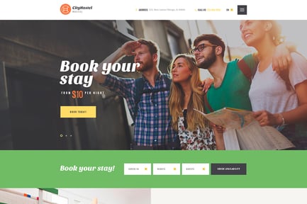 City Hostel | A Travel & Hotel Booking WP Theme