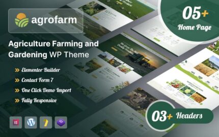 Agrofarm - Çiftçilik Tarım, Bahçecilik ve Organik Mağaza WordPress Teması