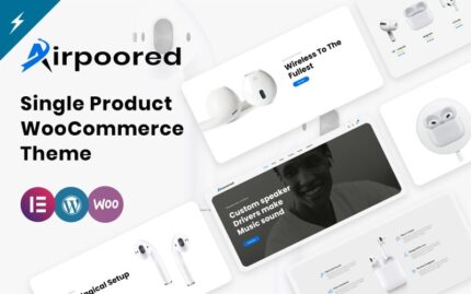 Airpoored Tek Ürün WooCommerce Teması