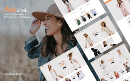 Akasha - Moda Elementor WooCommerce Teması