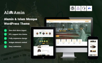 Alamin - İslam Camii WordPress Teması