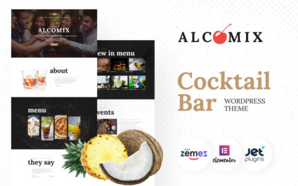 Alcomix - Kokteyl Bar WordPress Teması