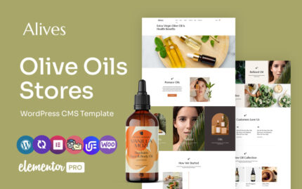 Alives - Zeytinyağı Çok Amaçlı WordPress Elementor Teması WordPress Teması