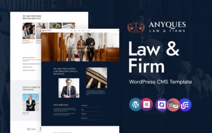 Anyques - Hukuk Bürosu Ve Avukat WordPress Elementor Teması WordPress Teması