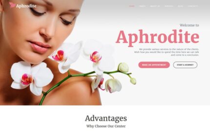 Aphrodite - Güzellik & SPA Salon Duyarlı WordPress Teması