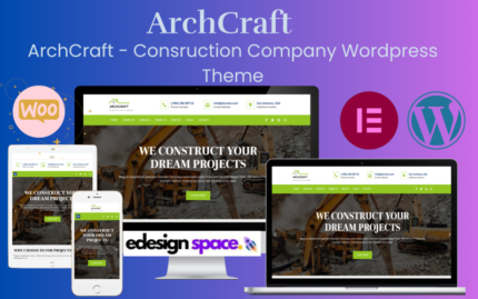 ArchCraft - İnşaat Şirketi Wordpress Teması WordPress Teması