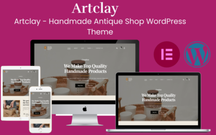 Artclay – El Yapımı Antika Dükkanı WordPress Teması