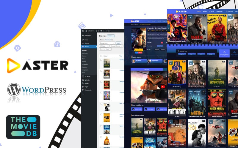 Aster Cima – Filmler ve TV Dizileri WordPress Teması