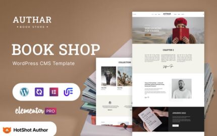 Yazar – Kitap Yazarı WordPress Elementor Teması WordPress Teması