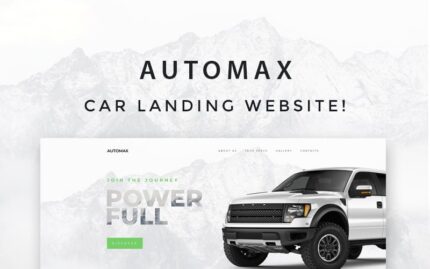 Automax - Araba İniş Duyarlı WordPress Elementor Teması WordPress Teması