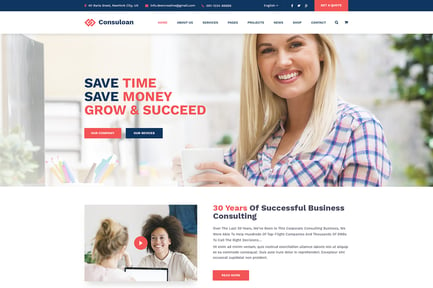 Consuloan | Multipurpose Consulting WordPress Them