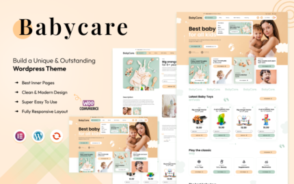 Babycare - Çok Amaçlı WordPress Teması WooCommerce Teması