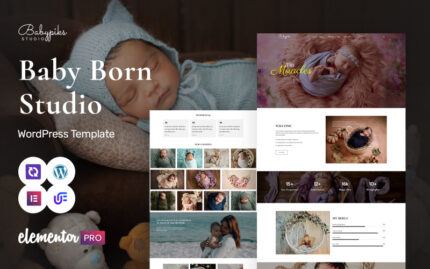 Babypiks - Yenidoğan Fotoğrafçılığı WordPress Elementor Teması WordPress Teması